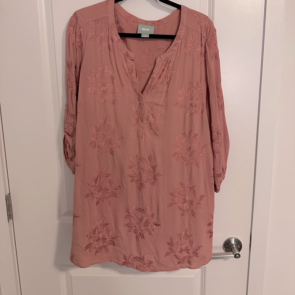 Anthropologie Kew Embroidered Tunic - Picture 3 of 3